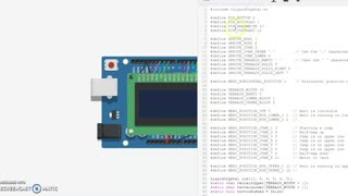 Beautiful and Simple Scrolling Game on Arduino UNO and LCD - Simulation on Tinkercad