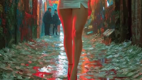 Why Is This Alley Covered In Money?