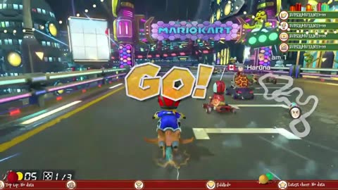 🎁🎅12_23_21 edition of Mario Kart 8 Deluxe. Racing with thegreatgq Part 1 of 2🎁🎄