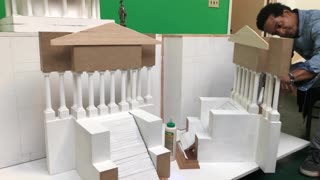 Architect Adonis Taylor at LiveONE - model construction of the Capitol Building, Washington DC