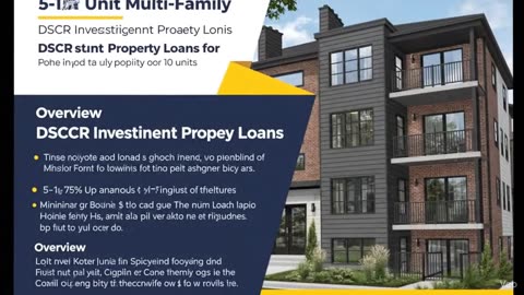 DSCR for 5-10 Unit Multi Family Properties
