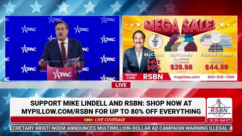 RSBN Mike Lindell Speaks at CPAC 2025 Day Two - 2-21-25