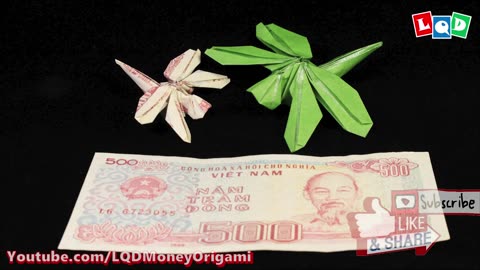 How to make paper dragonfly