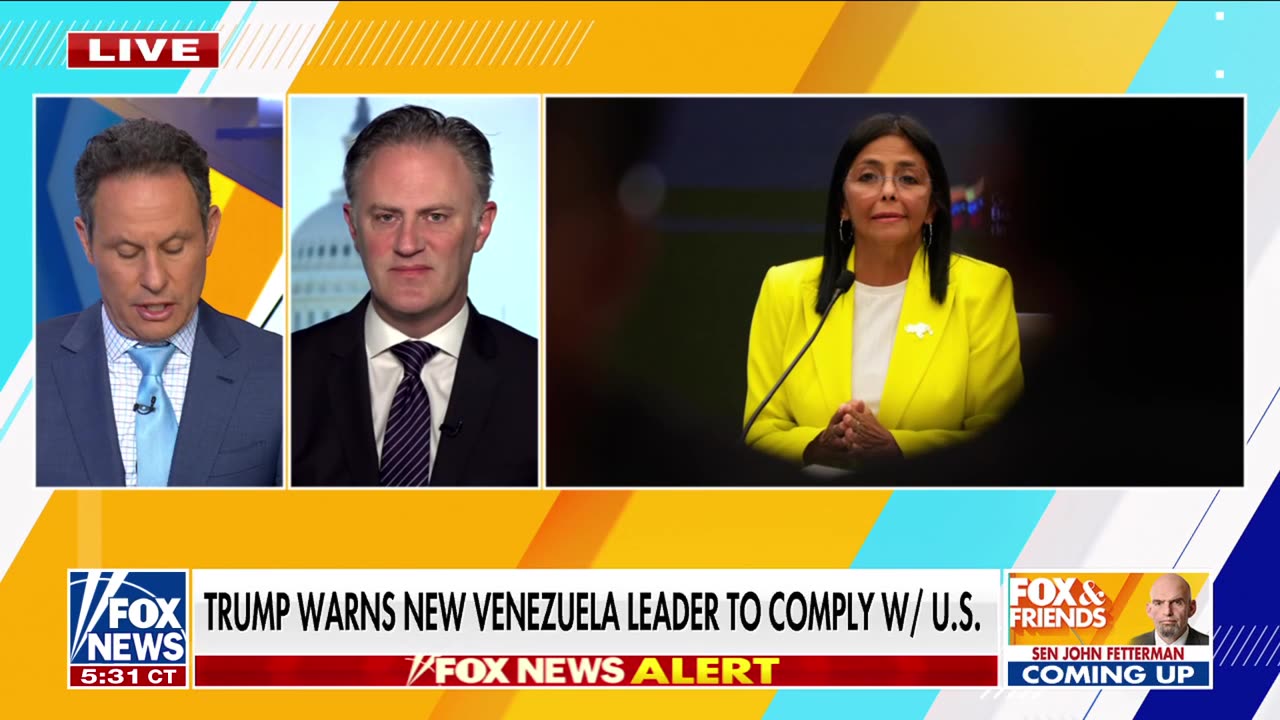 Trump warns new Venezuela leader to comply with U.S.