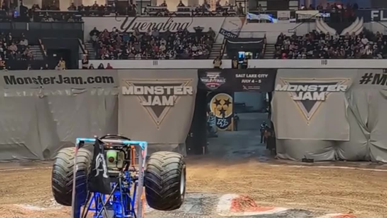 Montana Robbins Wins the Stoppie Competition on His Monster Jam Debut