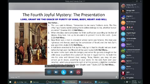 Feisty's 8 PM (Eastern) Scriptural Rosary