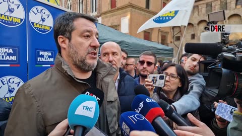 Salvini - BOLOGNA. SALVINI: RINCARI BUS? IL GOVERNO INVECE RIDUCE LE TASSE (08.03.25)