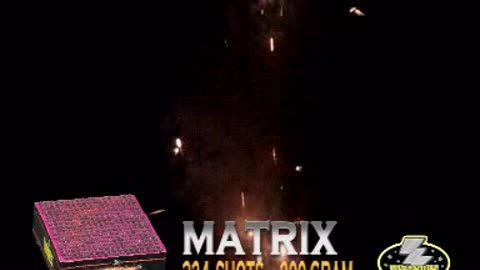 Titanium - Matrix - 200 Gram - 324 Shots Vuurwerk Cake