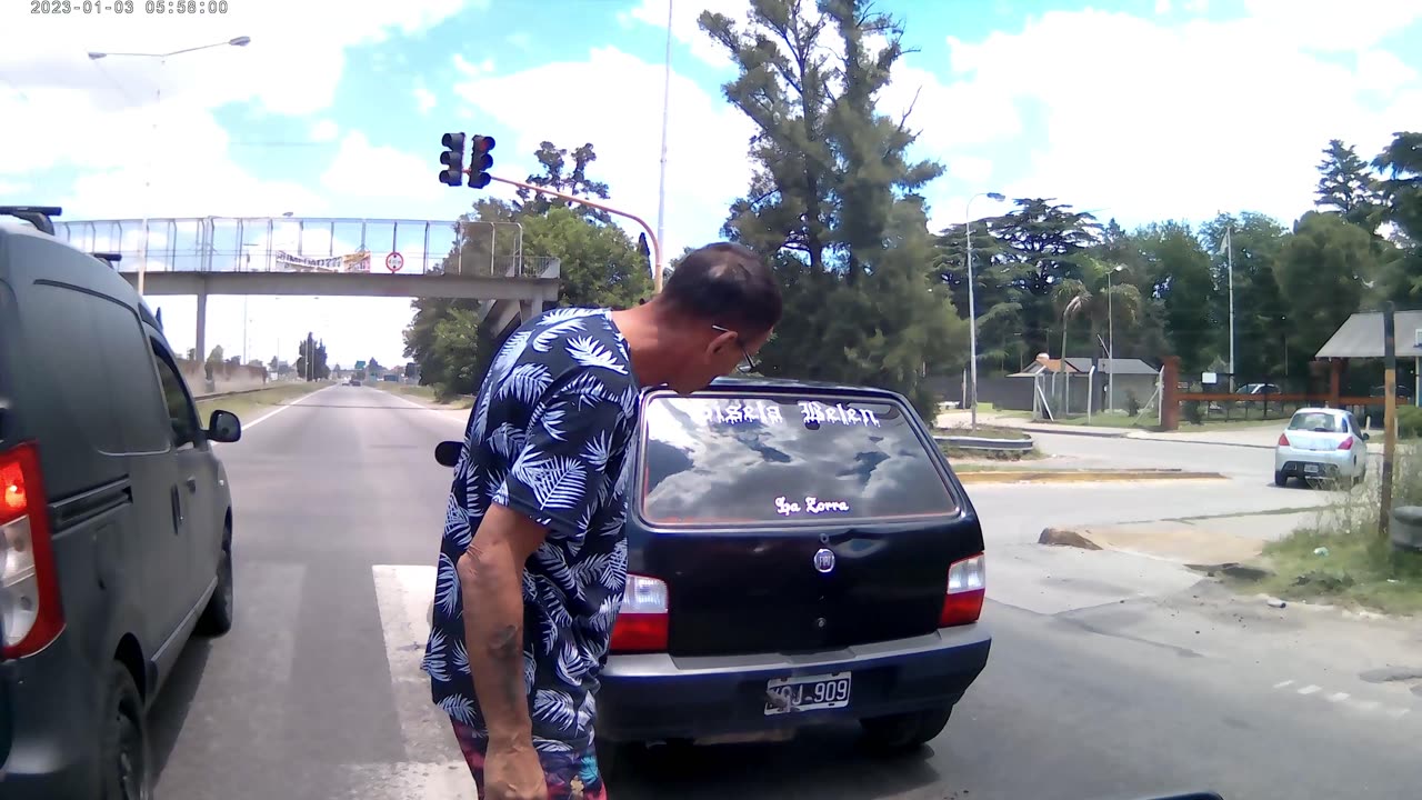 Instant Consequences for Hit-and-Run Motorbiker