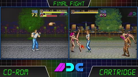 Final Fight CD (JAP) #Vs Final Fight MD #LongPlay #comparison