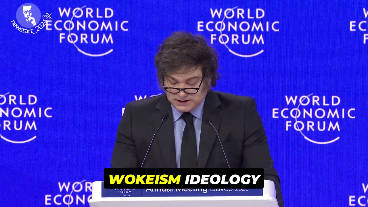 President Milei Defends Elon Musk Against 'Wokeism' at Davos