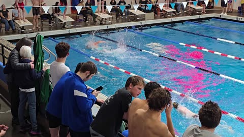 Swimvitational swim meet 4x100 freestyle relay