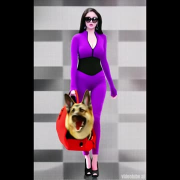 Miniature Guard Dogs? Fashionable, trendy. Every woman should carry one. #germanshepherd #doberman