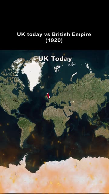 UK today vs British Empire (1920)