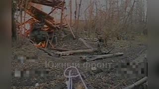 🔥🚁 Ukraine Russia War | Russian POV Destroys Ukrainian BM-21 Grad MLRS with Drone Strike | RCF