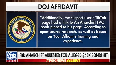 BREAKING Anarchist arrested for alleged $45K hit on Pam Bondi, FBI says