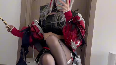 Daily Beauty EP 603 | Coquettish Ebony Stockings Lithe Photo Pose