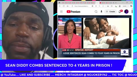 SEAN DIDDY COMBS sentenced to 4 YEARS in PRISON & has to REGISTER as a PEDO