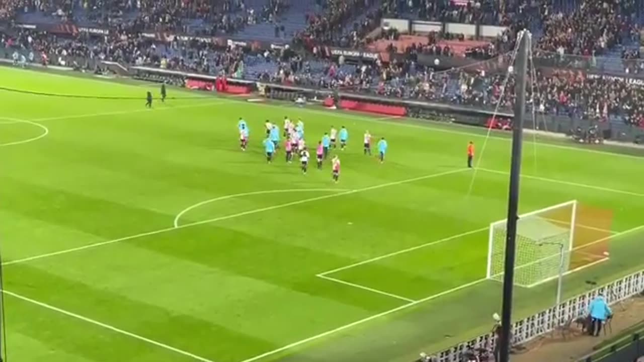 Feyenoord Rotterdam vs FC Midtjylland 2-2 (final whistle) (UEFA Europa League)
