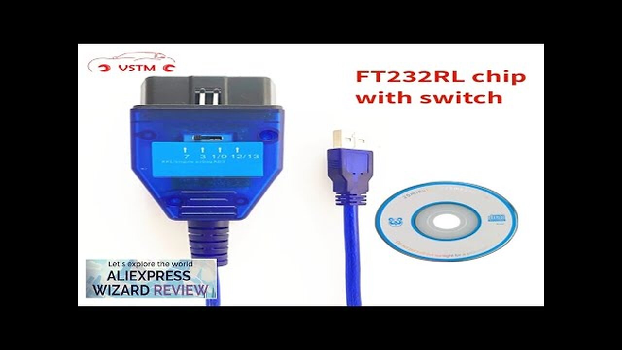 For VAG KKL For FIAT ECU SCAN FTDI FT232RL FT232RQ With Switch Review