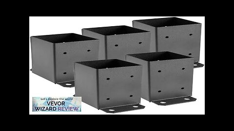 VEVOR 4 x 4 Post Base 5 PC Deck Post Base Inner Review