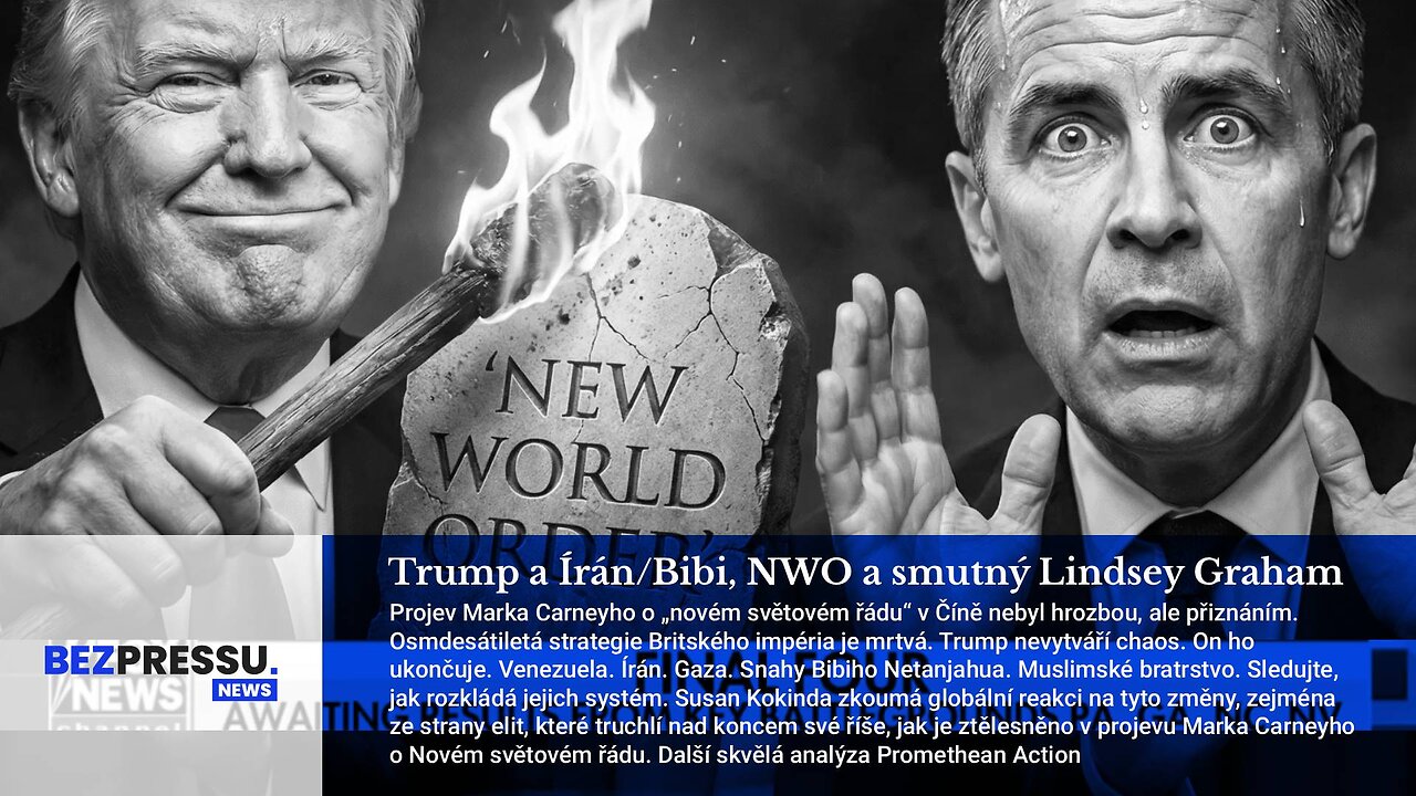 Trump a Írán/Bibi, NWO a smutný Lindsey Graham