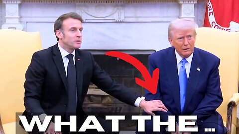 That Moment When Things Got Heated Between Trump And Macron ...