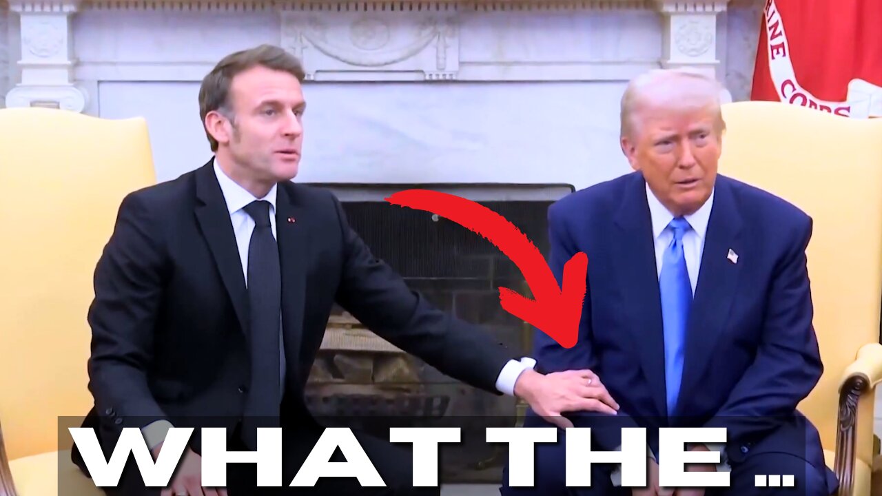 That Moment When Things Got Heated Between Trump And Macron ...