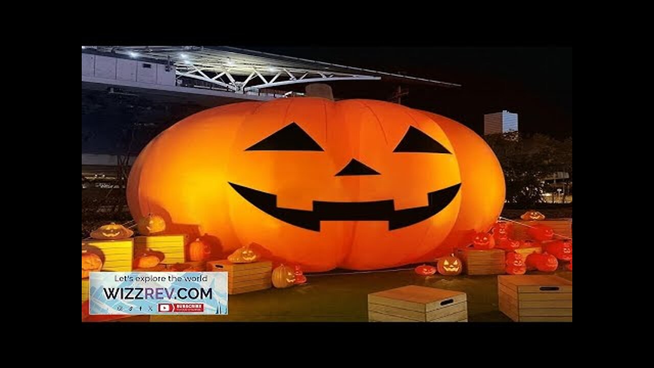 Giant 26Ft Halloween Inflatables Pumpkin Decorations Blow Up Yard Decorations with 750W Review