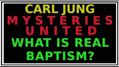 Jung's Alchemy Unveiled: Salt, Spirit, and the Truth of Baptism