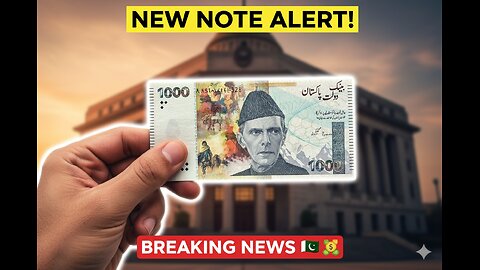 Pakistan State Bank Ne Naya Note Launch Kar Diya! 💸 | Breaking News | Currency Update 🇵🇰