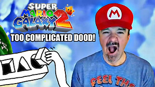 DSP Struggling with Early "Easy" Super Mario Galaxy 2 Levels While Suffering in Hot Room!! 10-07-25