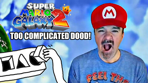 DSP Struggling with Early "Easy" Super Mario Galaxy 2 Levels While Suffering in Hot Room!! 10-07-25