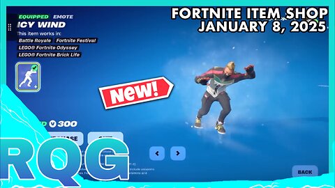 “NEW” 4 EMOTES FINALLY IN SHOP! ALL AT ONCE!! FORTNITE ITEM SHOP (January 8, 2025)