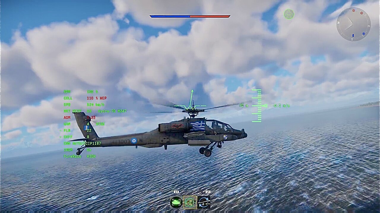 War Thunder | Helicopter Battles | AH-64A Apache