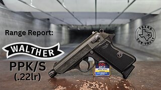 Range Report: Walther PPK/S (.22lr) - A rimfire version of the James Bond pistol