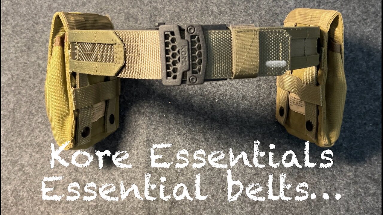 8 month update on my Kore Essentials EDC belt and a new Battle Belt! @Koreessentialsbrand