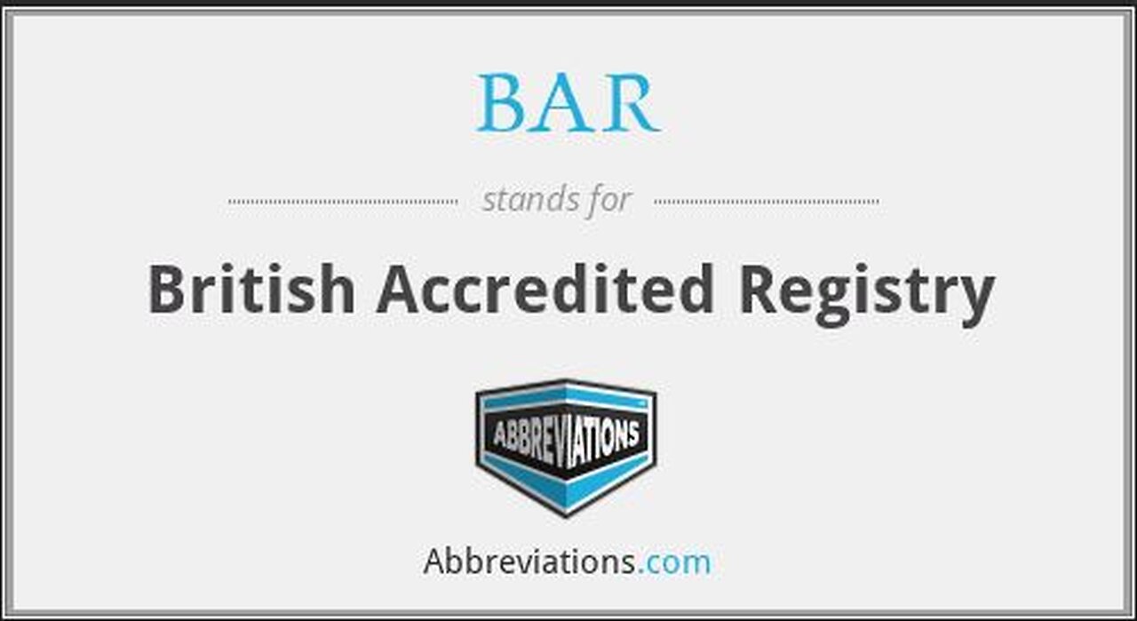 (Jubilee) The B.A.R. British Accreditation Registry ended on 31.08.2019 & since 1953 & all Crown Courts & Judges (all courts) ended on 31.08.2019 as all civil & crown institutions. The people are Sovereign