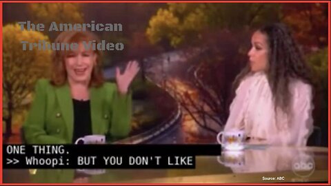 WATCH: Even "The View" Host Says She Agrees with Trump on This Key Issue
