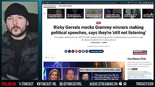 Ricky Gervais ROASTS Grammy Elitists Over Woke Pandering | Tim Pool