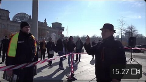 Rüdiger Hoffmann vs. Polizei & NGOs des BRD-Besatzungsregimes Berlin 22.02.2025