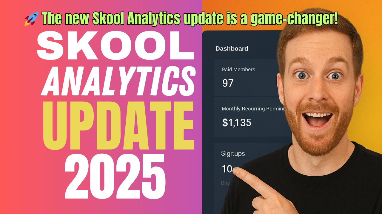 Skool Analytics Update 2025 Game-Changing Dashboard for Creators & Entrepreneurs