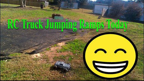 RC Truck Jumping Hay Stack Part 3