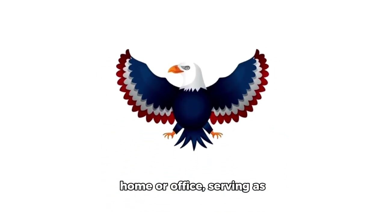The Patriot Eagle: ATribute to American Pride and Freedom