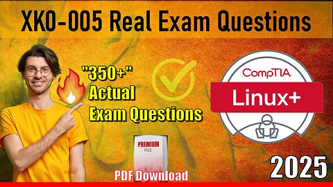 XK0-005 |📋Mastering The CompTIA Linux+ Exam in 2025🔥| Real Exam Dumps