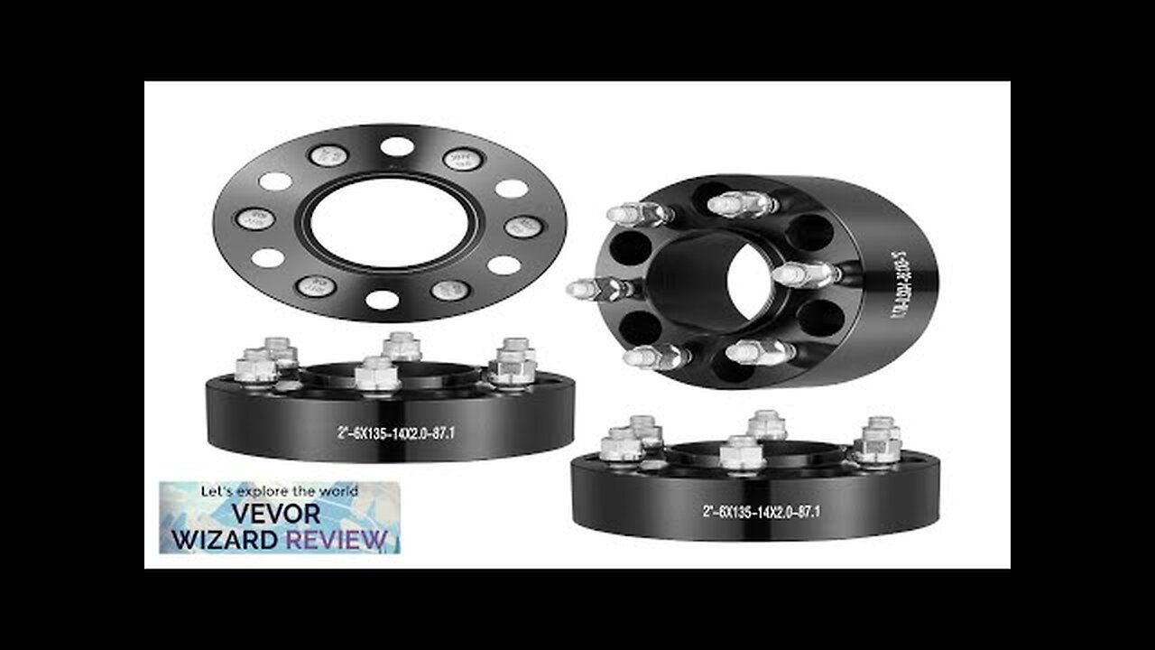 VEVOR 2" 6"x5.3" Wheel Spacers Wheel Adapters 6 Lug Forged Spacer 4 Review