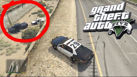 GTA 5 Police Pursuit Driving Police car Ultimate Simulator crazy chase #124