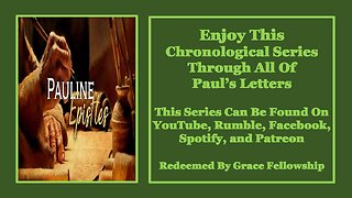 Invite to the Pauline Epistles Study