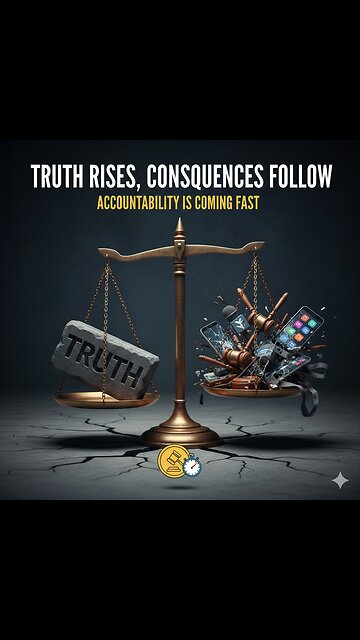 Truth Rises, Consequences Follow – Accountability Is Coming Fast