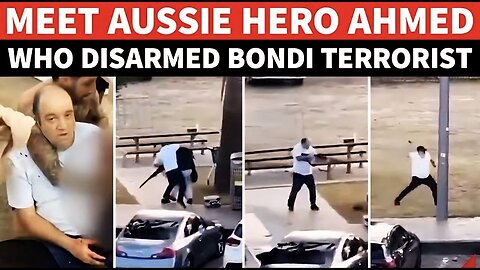 Australian Hero Ahmad El Ahmed: Watch How He Ambushed Sydney Attacker & Disarmed Him | Bondi Beach